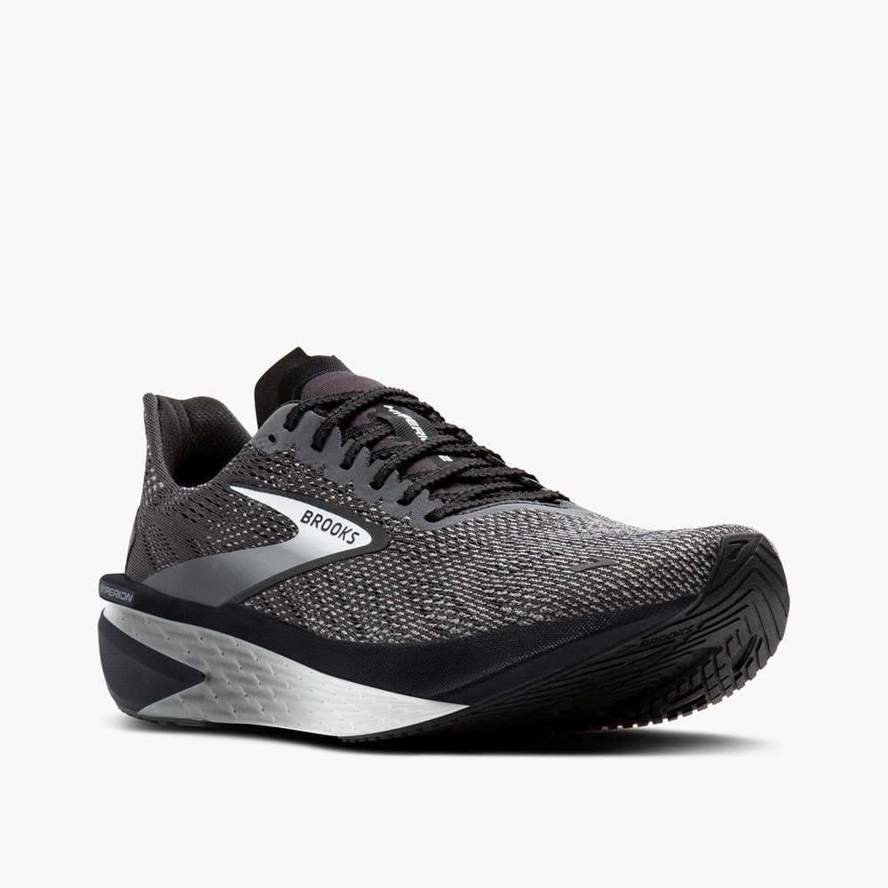 Chaussures Running Route Brooks Hyperion 2 Noir Grise Femme | FII-9198441